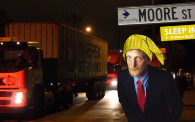 Rod Quantock to MC Moore Street ‘Sleep In’ Truck Protest