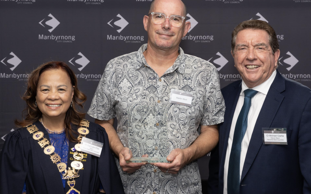 MTAG President Martin Wurt – Maribyrnong Citizen of the Year